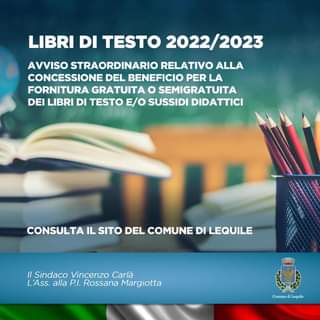 Fornitura gratuita di libri di testo e sussidi didattici: nuova finestra per presentare le domande a.s. 2022/2023