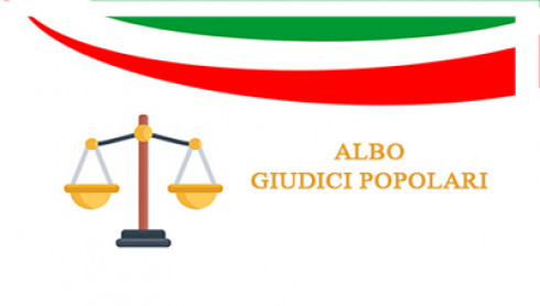 Avviso pubblicazione elenchi degli albi definitivi dei giudici popolari delle corti di Assise e delle corti di assise di appello