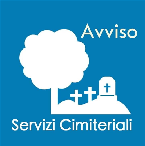 Avviso di completamento dei lavori di ampliamento del cimitero comunale.
