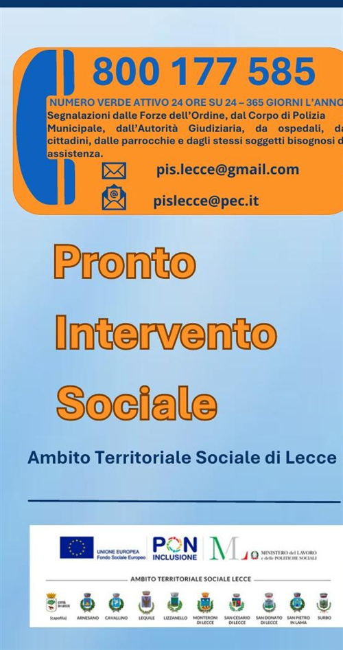 Pronto Intervento Sociale: un numero verde attivo 24 ore su 24 per le emergenze sociali